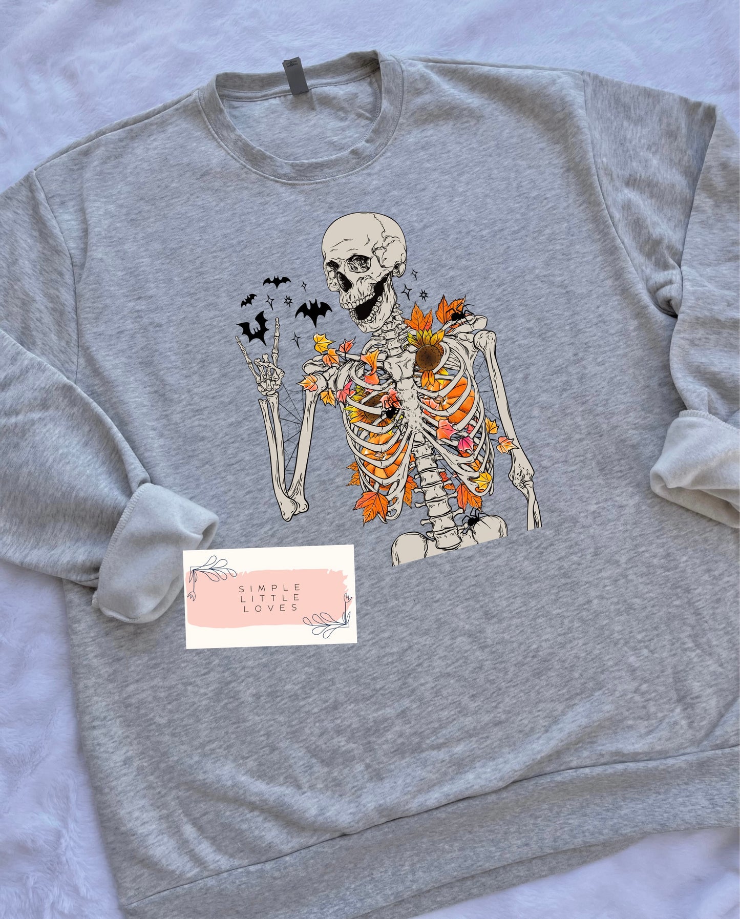 Skeleton leaves t-shirt or sweater