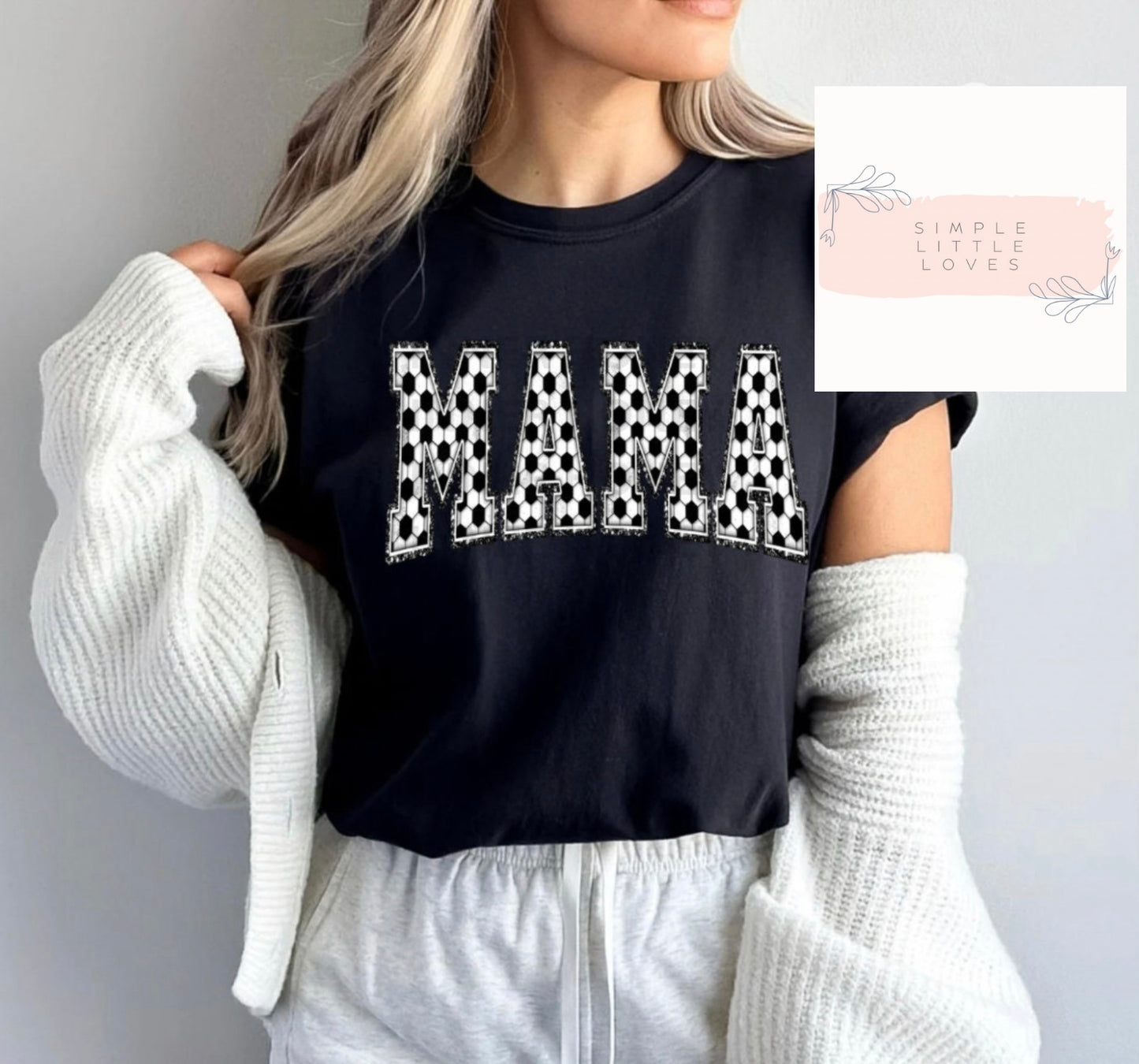 Mama soccer t-shirt or sweater