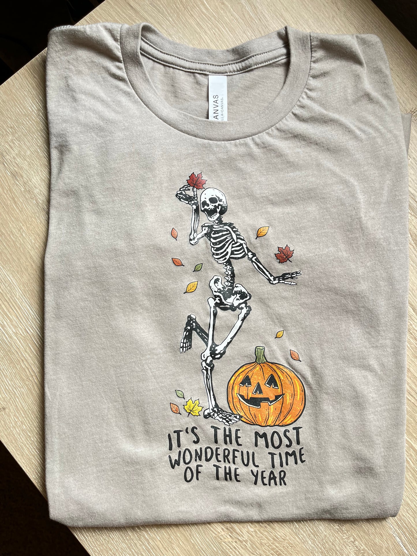 Fall skeleton tee