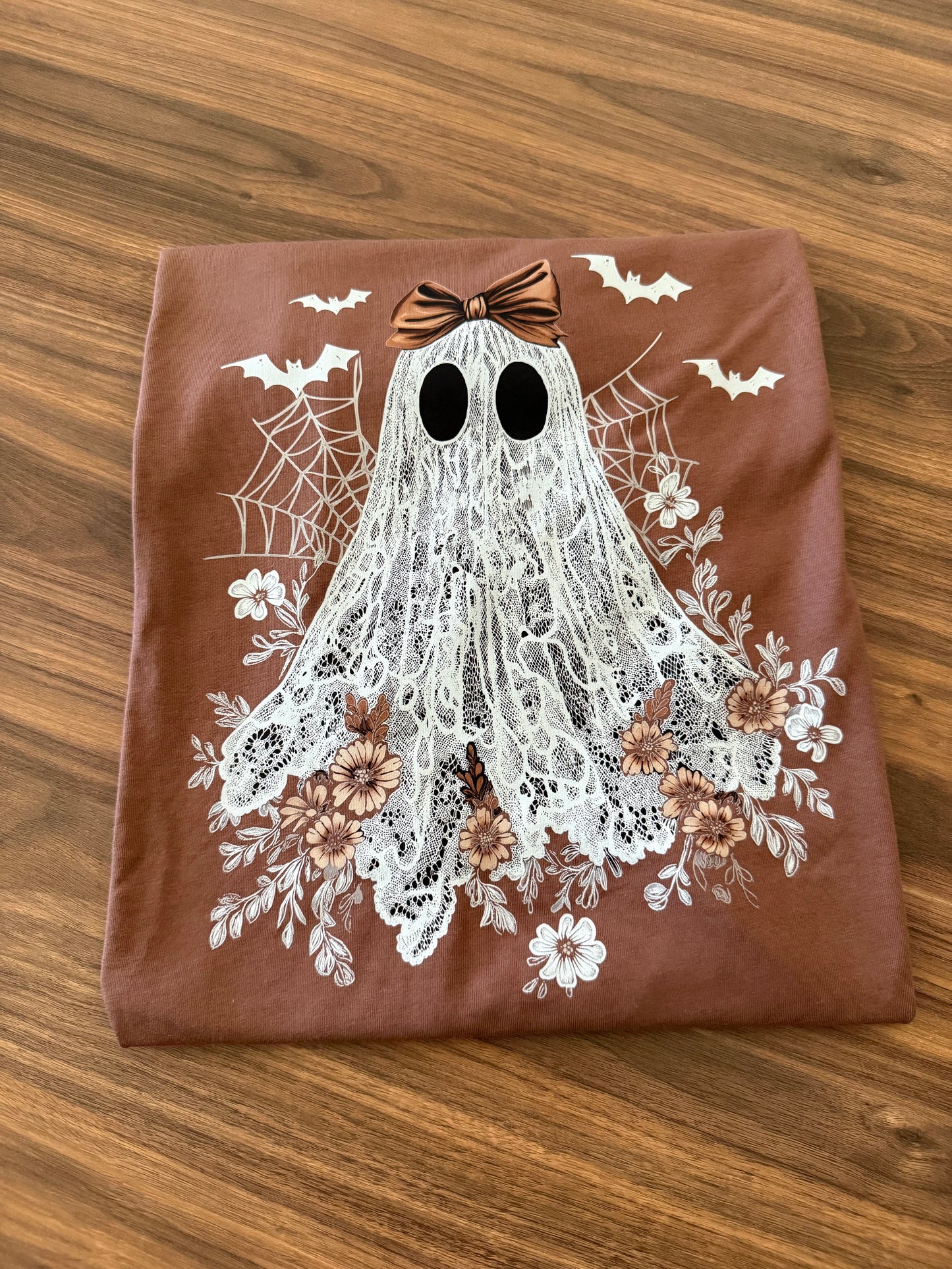 Lace ghost tee