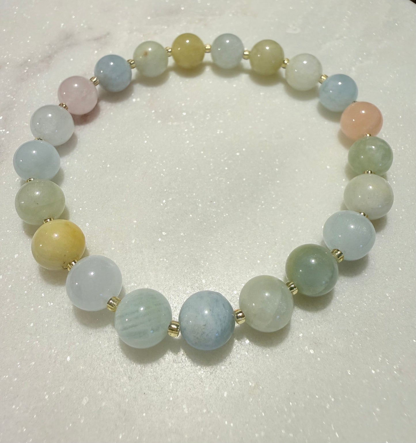 Morganite bracelet
