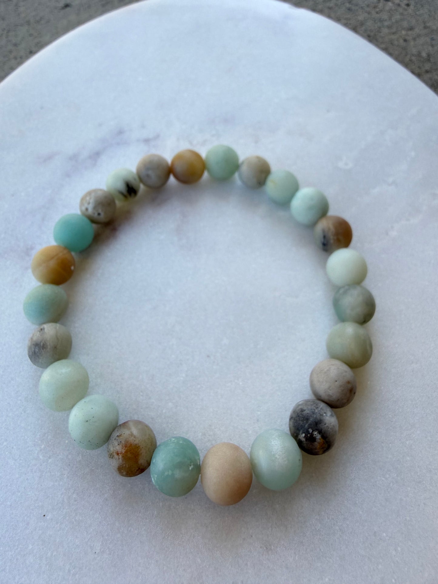 Matte Amazonite bracelet