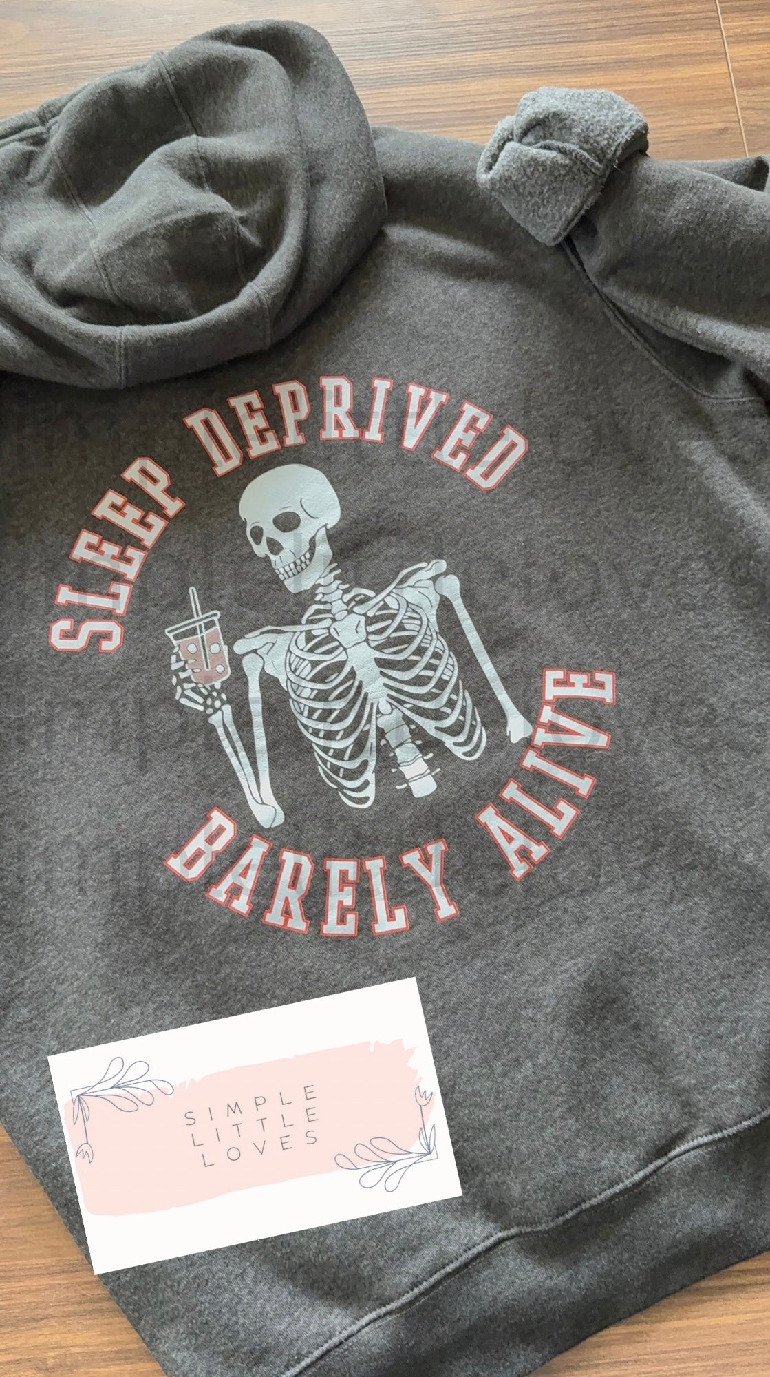 Sleep deprived, barely alive hoodie