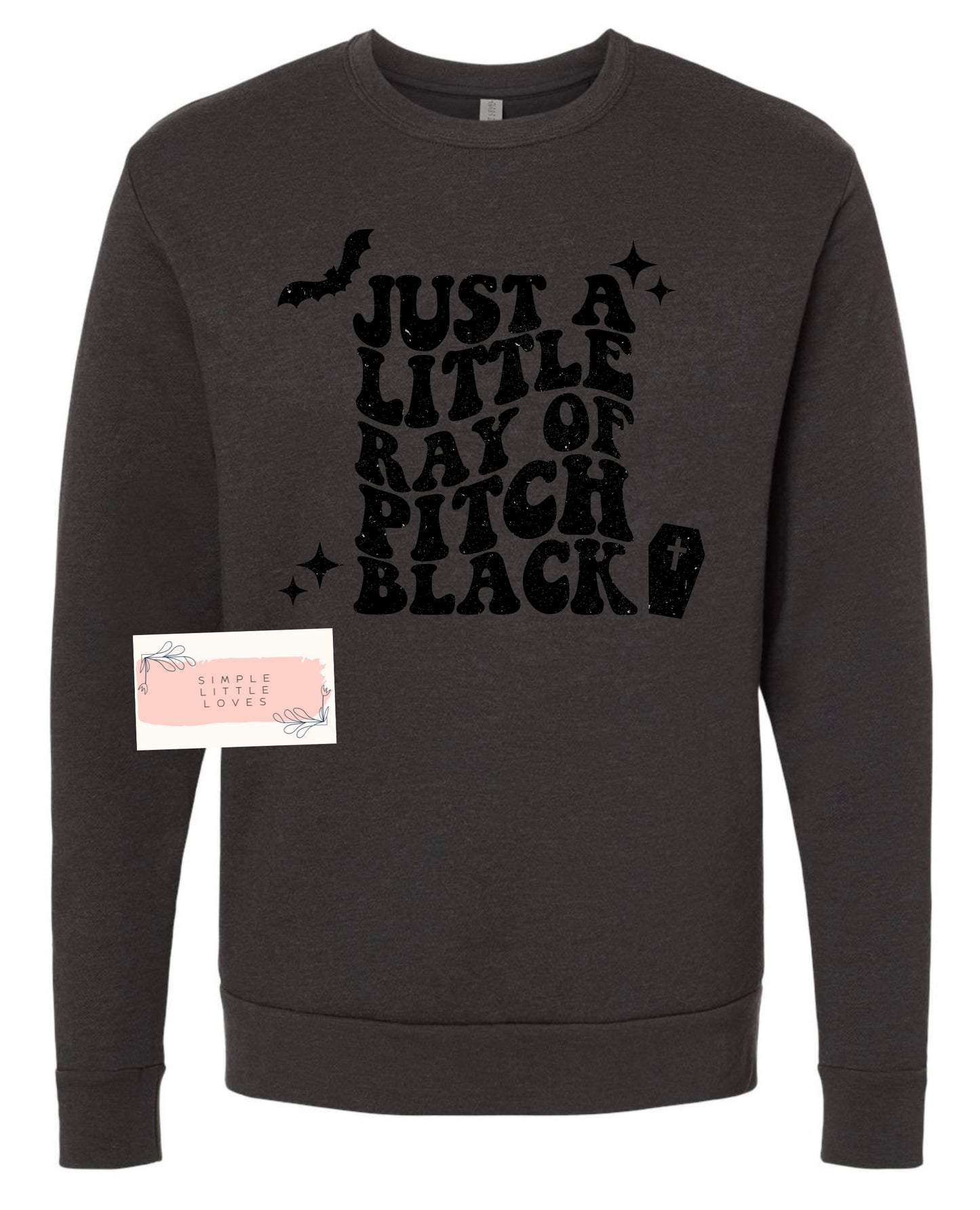 just a little stay of pitch black shirt, long sleeve, or sweater