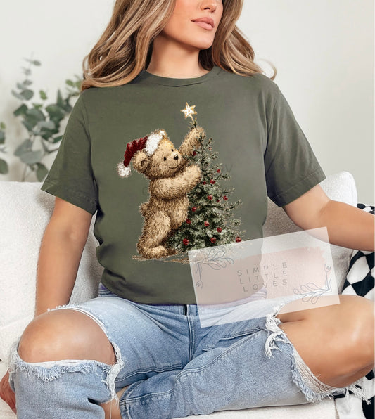 Teddy bear Christmas tree