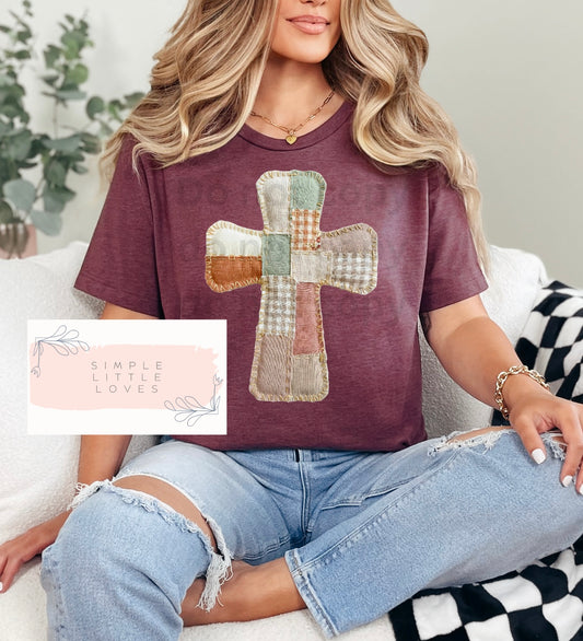 Cross patch t-shirt