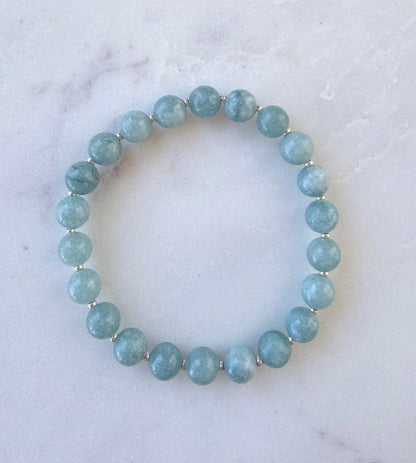 Aquamarine bracelet