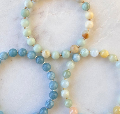Aquamarine bracelet