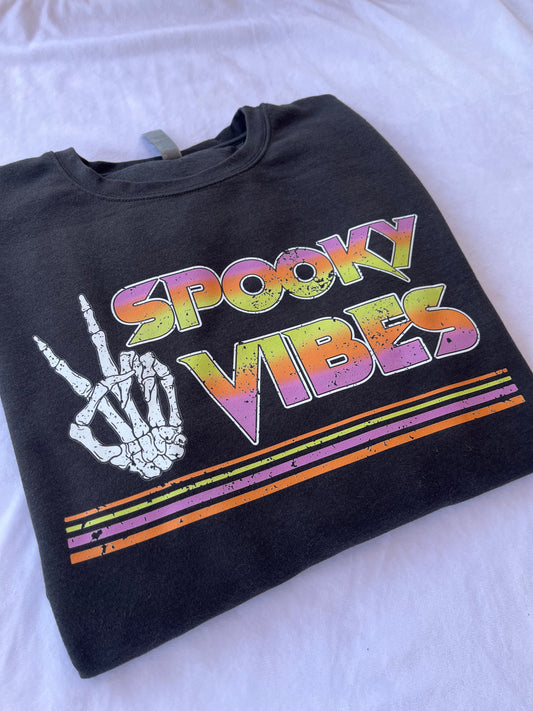 Spooky vibes t-shirt, long sleeve, or sweater