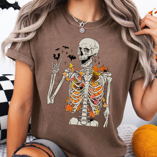 Skeleton leaves t-shirt or sweater