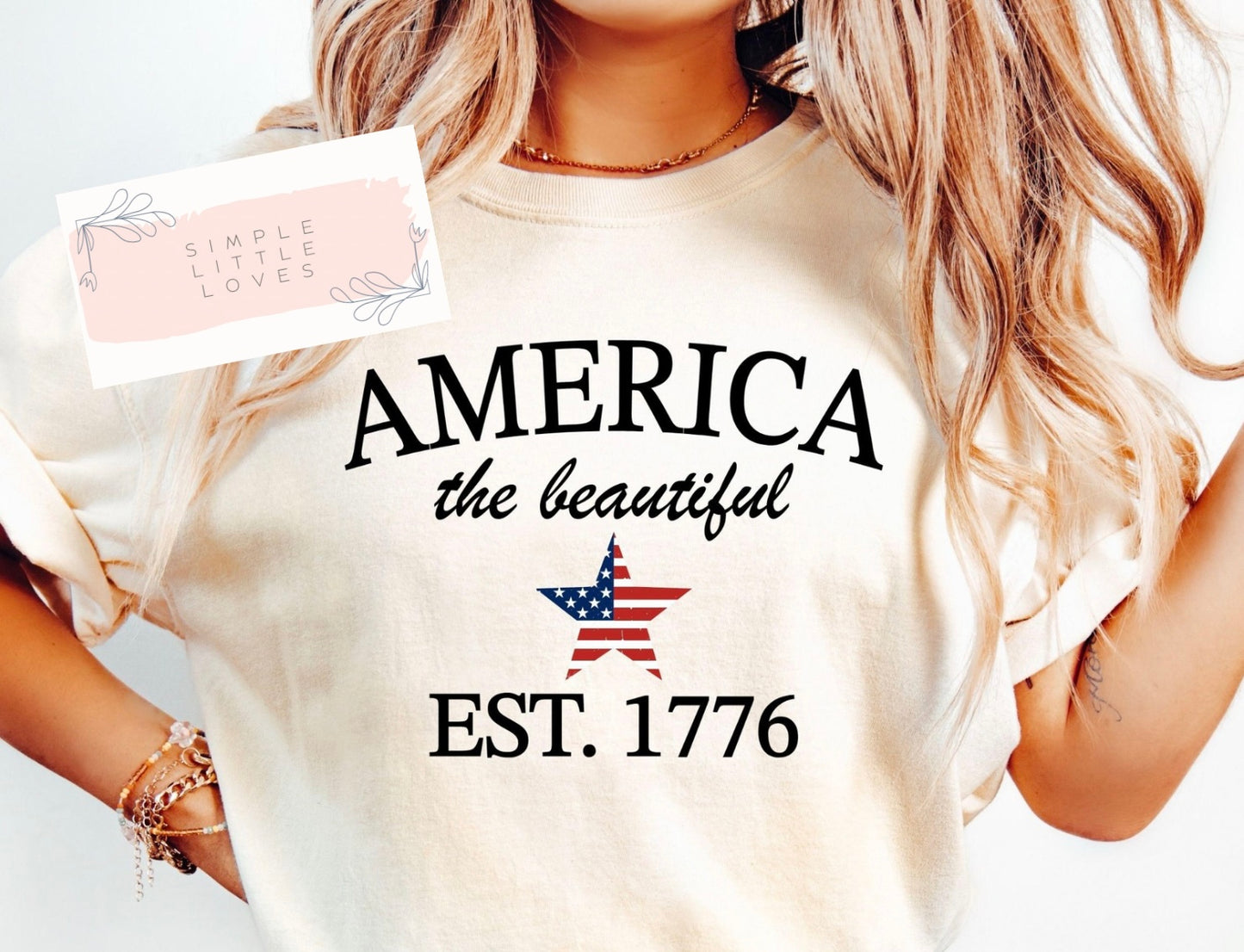 America the beautiful t-shirt