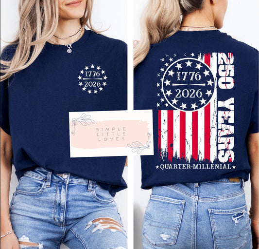 250 years quarter millennial